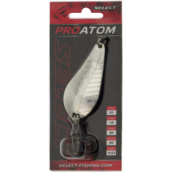 Блешня Select ProAtom 15.0g 65mm #01