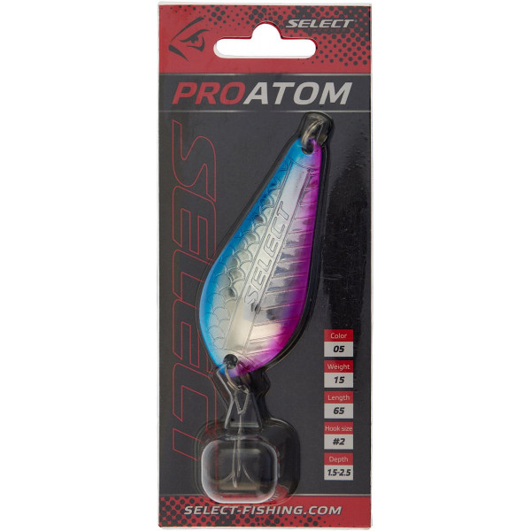 Блесна Select ProAtom 15.0g 65mm #05