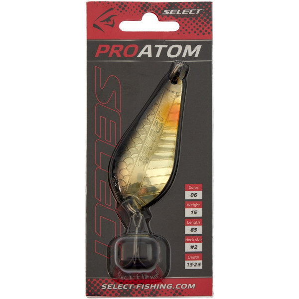 Блешня Select ProAtom 15.0g 65mm #06