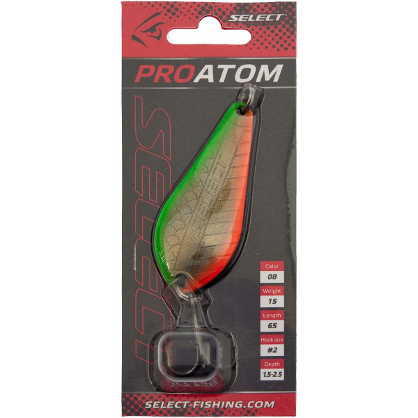 Блесна Select ProAtom 15.0g 65mm #08