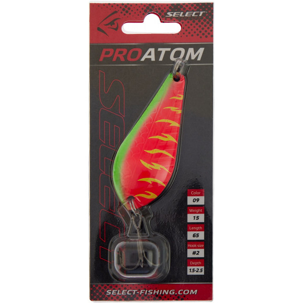 Блешня Select ProAtom 15.0g 65mm #09