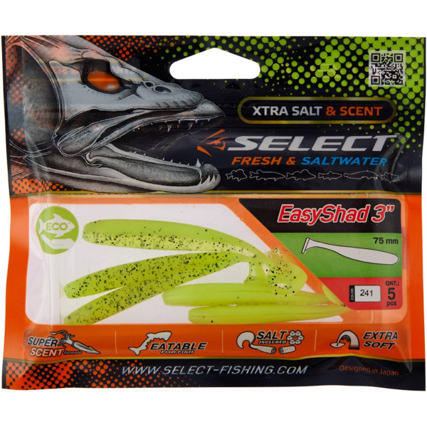 Силикон Select Easy Shad 3" #241 (5 шт/уп)