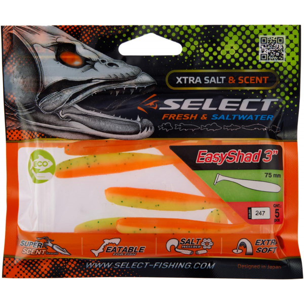 Силикон Select Easy Shad 3" #247 (5 шт/уп)