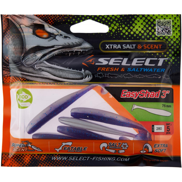 Силикон Select Easy Shad 3" #280 (5 шт/уп)