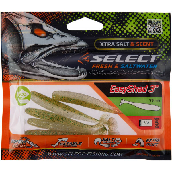 Силикон Select Easy Shad 3" #308 (5 шт/уп)