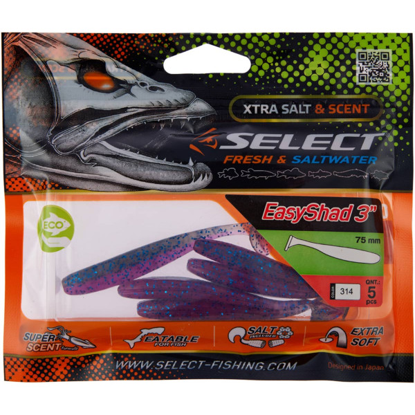 Силикон Select Easy Shad 3" #314 (5 шт/уп)