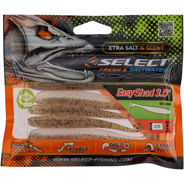 Силикон Select Easy Shad 3.5" #215 (5 шт/уп)