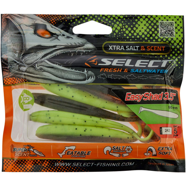 Силикон Select Easy Shad 3.5" #242 (5 шт/уп)