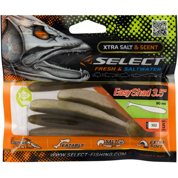 Силикон Select Easy Shad 3.5" #302 (5 шт/уп)