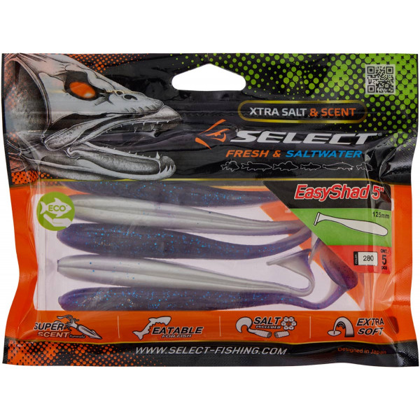 Силикон Select Easy Shad 5" #280 (5 шт/уп)