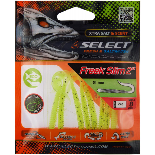 Силикон Select Freek Slim 2" #241 (8 шт/уп)