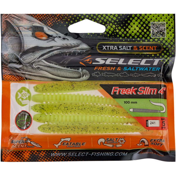 Силикон Select Freek Slim 4" #241 (5 шт/уп)