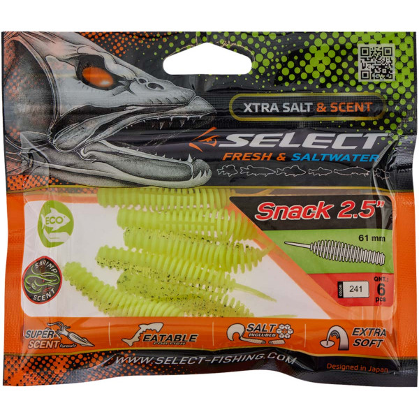 Силикон Select Snack 2.5" #241 (6 шт/уп)