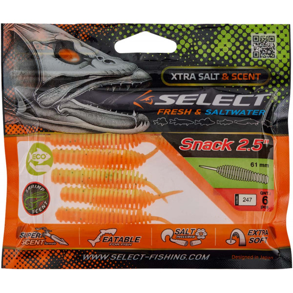 Силикон Select Snack 2.5" #247 (6 шт/уп)