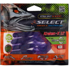 Силикон Select Kraken-X 3.5" #800 (4 шт/уп)