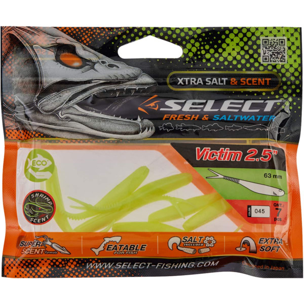 Силікон Select Victim V-Tail 2.5" #045 (7 шт/уп)
