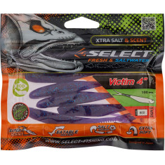 Силикон Select Victim V-Tail 4" #800 (5 шт/уп)