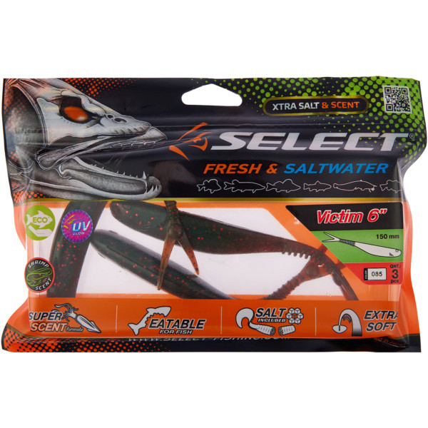 Силікон Select Victim V-Tail 6" #085 (3 шт/уп)