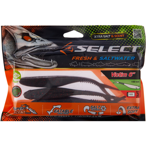 Силікон Select Victim V-Tail 6" #103 (3 шт/уп)