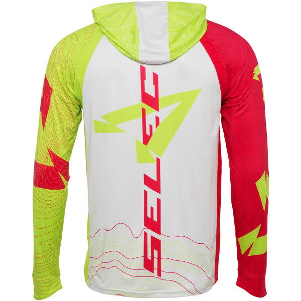 Реглан Select Hooded Jersey 2XL Red/Green
