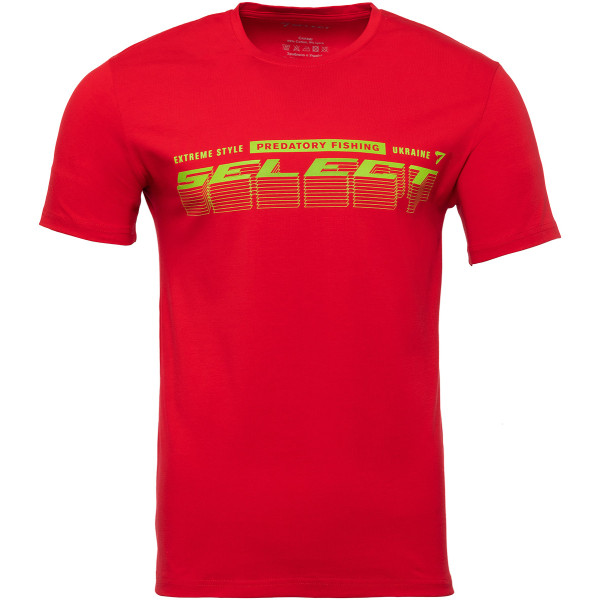 Футболка Select T-Shirt Graded Logo XXL Red