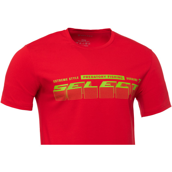 Футболка Select T-Shirt Graded Logo XXL Red