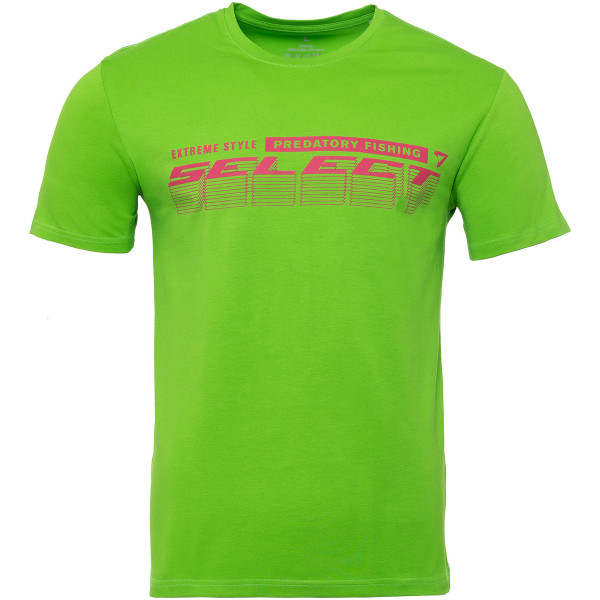 Футболка Select T-Shirt Graded Logo Lime Global M Lime