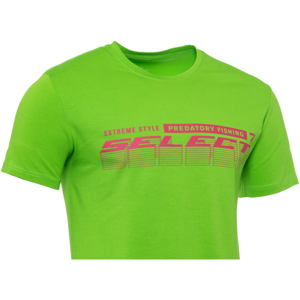 Футболка Select T-Shirt Graded Logo Lime Global XXL Lime