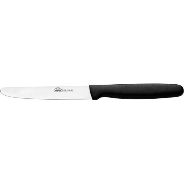 Нож кухонный Due Cigni Table 110 мм. Цвет - черный