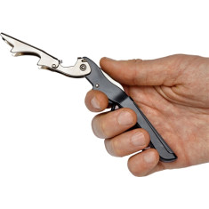 Штопор багатофункціональний Due Cigni Gulliver. Колір чорний Штопор багатофункціональний Due Cigni Gulliver. Колір чорний