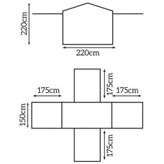 Палатка Rod Hutchinson Cabrio Cookhouse Deluxe
