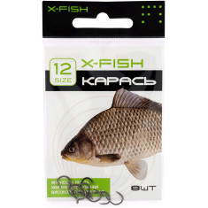 Гачок X-Fish Карась #12 (8 шт/уп)