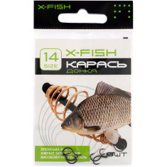 Гачок X-Fish Карась (донка) #14 (8 шт/уп)