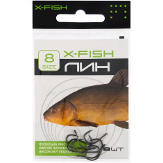 Гачок X-Fish Лин #8 (8 шт/уп)