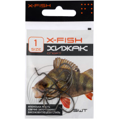 Гачок X-Fish Хижак Спорт #1 (5 шт/уп)