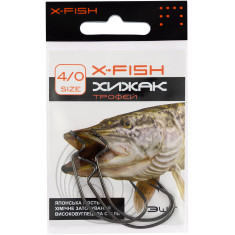 Гачок X-Fish Хижак Трофей #4/0 (3 шт/уп)