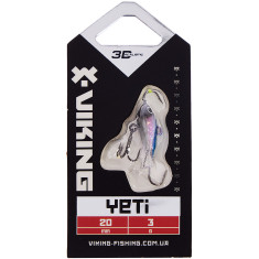 Балансир Viking Fishing Yeti Ice Jig 20mm 3.0g #1 Blue Glam