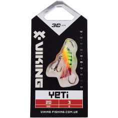 Балансир Viking Fishing Yeti Ice Jig 20mm 3.0g #4 Fire Perch
