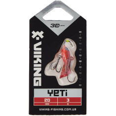 Балансир Viking Fishing Yeti Ice Jig 20mm 3.0g #7 Coral Trout
