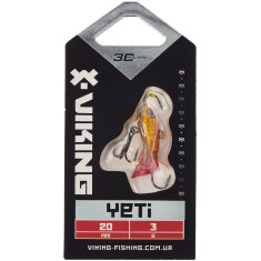 Балансир Viking Fishing Yeti Ice Jig 20mm 3.0g #8 Candle Flame