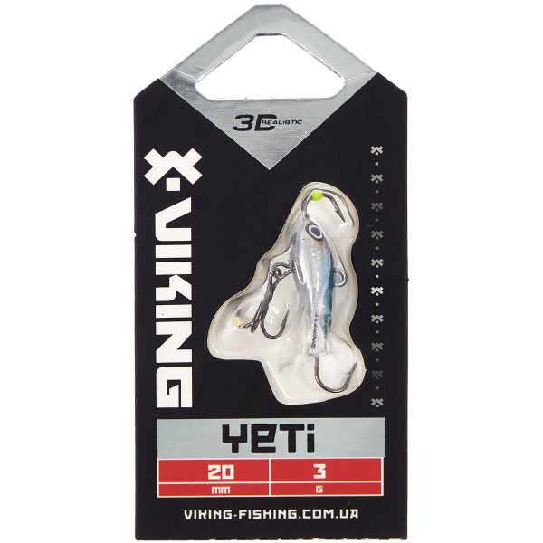 Балансир Viking Fishing Yeti 20mm 3g #11 Anchovy