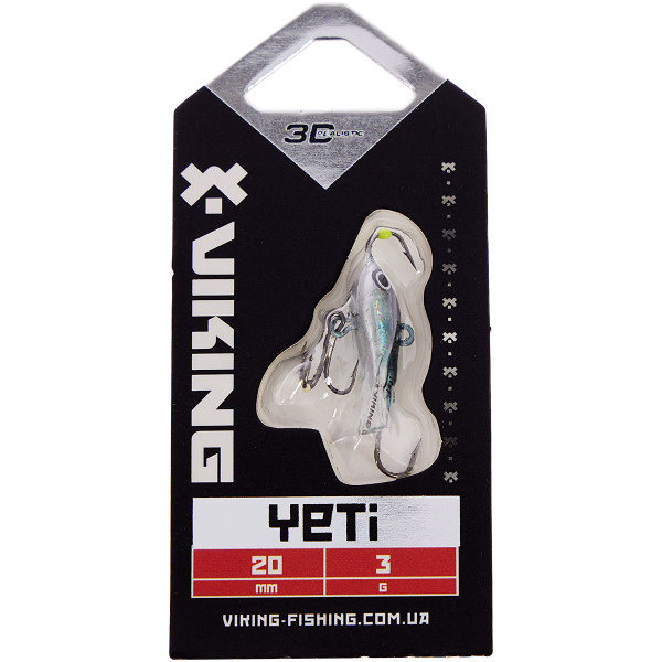 Балансир Viking Fishing Yeti 20mm 3g #14 Dark Mackerel