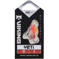 Балансир Viking Fishing Yeti Ice Jig 20mm 3.0g #15 Pink Moon