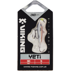 Балансир Viking Fishing Yeti Ice Jig 30mm 5.0g #12 Smoke Anchovy