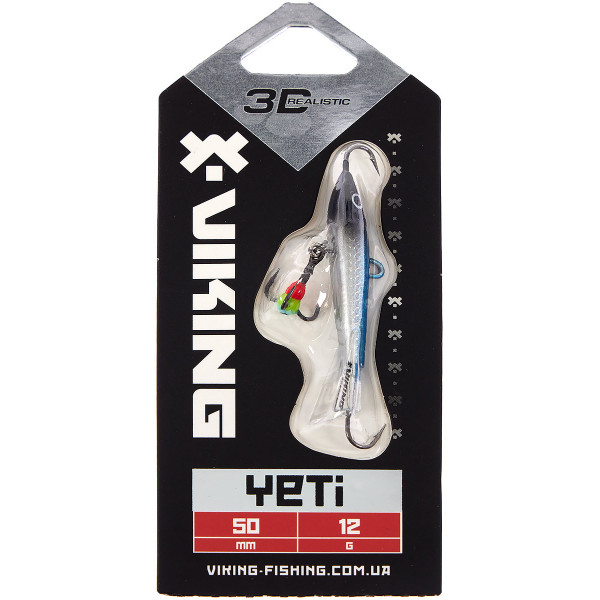 Балансир Viking Fishing Yeti 50mm 12g #3 Light Blue Glam