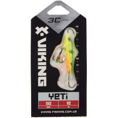 Балансир Viking Fishing Yeti Ice Jig 50mm 12.0g #5 Acid