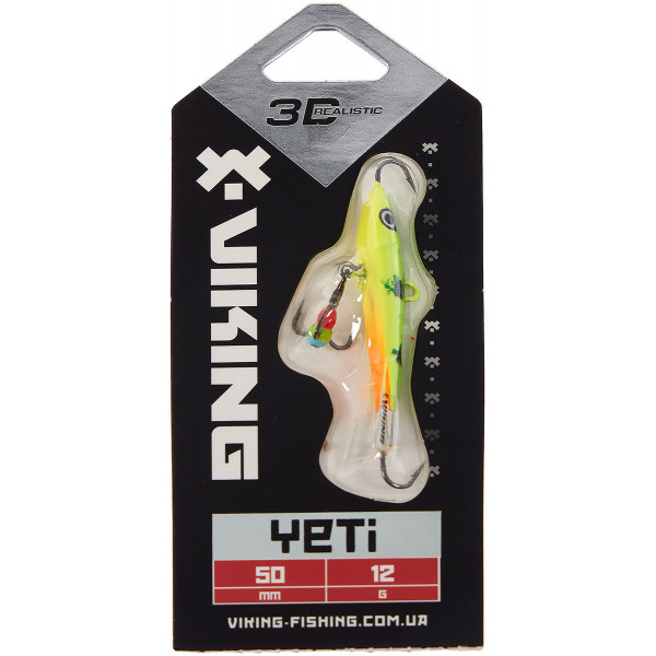 Балансир Viking Fishing Yeti 50mm 12g #5 Acid