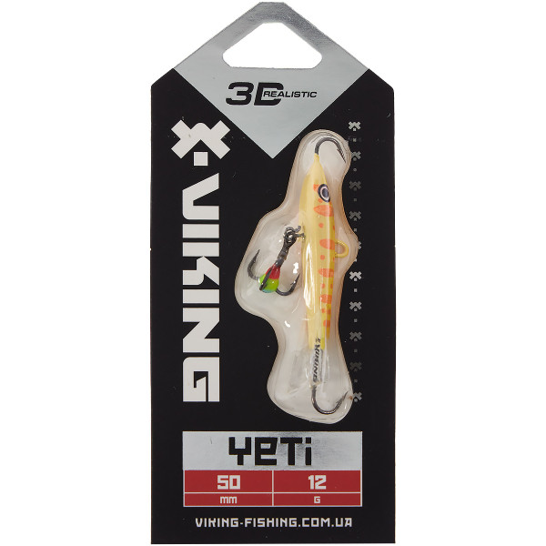 Балансир Viking Fishing Yeti Ice Jig 50mm 12.0g #6 Japanese School