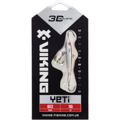 Балансир Viking Fishing Yeti Ice Jig 60mm 16.0g #12 Smoke Anchovy