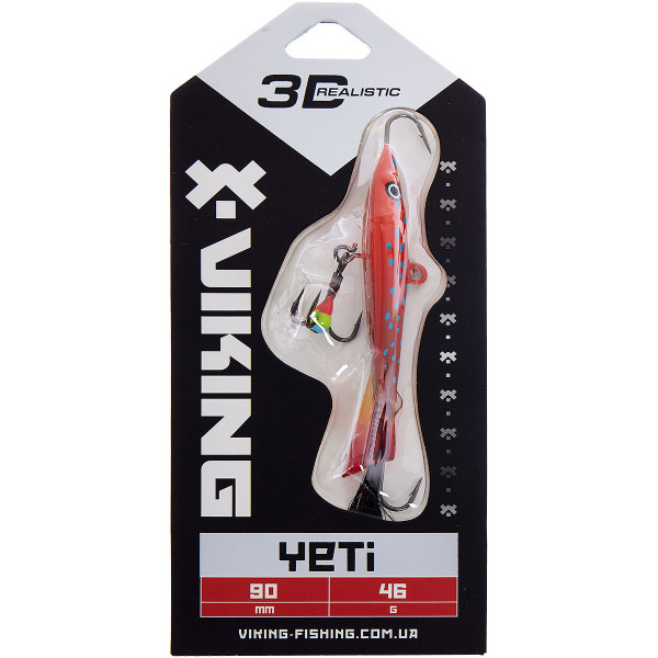 Балансир Viking Fishing Yeti Ice Jig 90mm 46.0g #7 Coral Trout